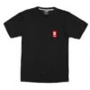 Chrome Industries M Vertical Red Logo Tee -Outdoor-Bekleidung chrome industries m vertical red logo tee 21a chs ap 459 black red 1 1280x1280