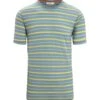 Icebreaker M Wave Ss Tee Stripe -Outdoor-Bekleidung icebreaker m wave ss tee stripe 23a ice 0a56cj astral blue summer s 1 1280x1280