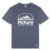 Picture M Authentic Tee - Kollektion 2022 -Outdoor-Bekleidung picture m authentic tee 21a pic mts855 dark blue melange 1 1280x1280