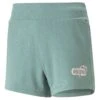 Puma W Ess+ Flower Power 4" Shorts Tr -Outdoor-Bekleidung puma w ess flower power 4 shorts tr 22b pua 673693 adriatic 1 1280x1280